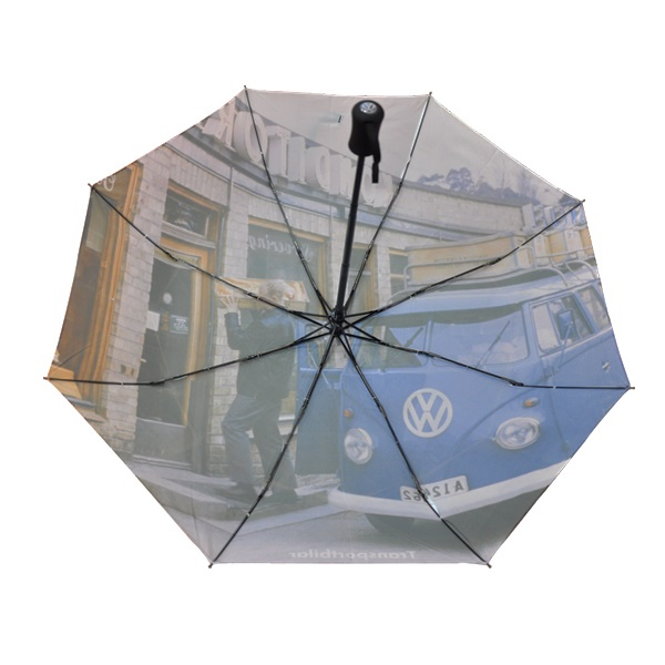 custom printed travel folding umbrellas for promotions