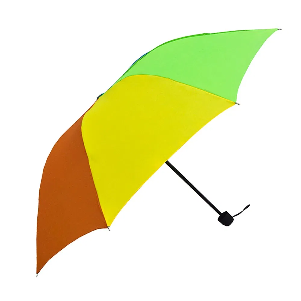 custom logo rainbow folding umbrella oem china wholesale