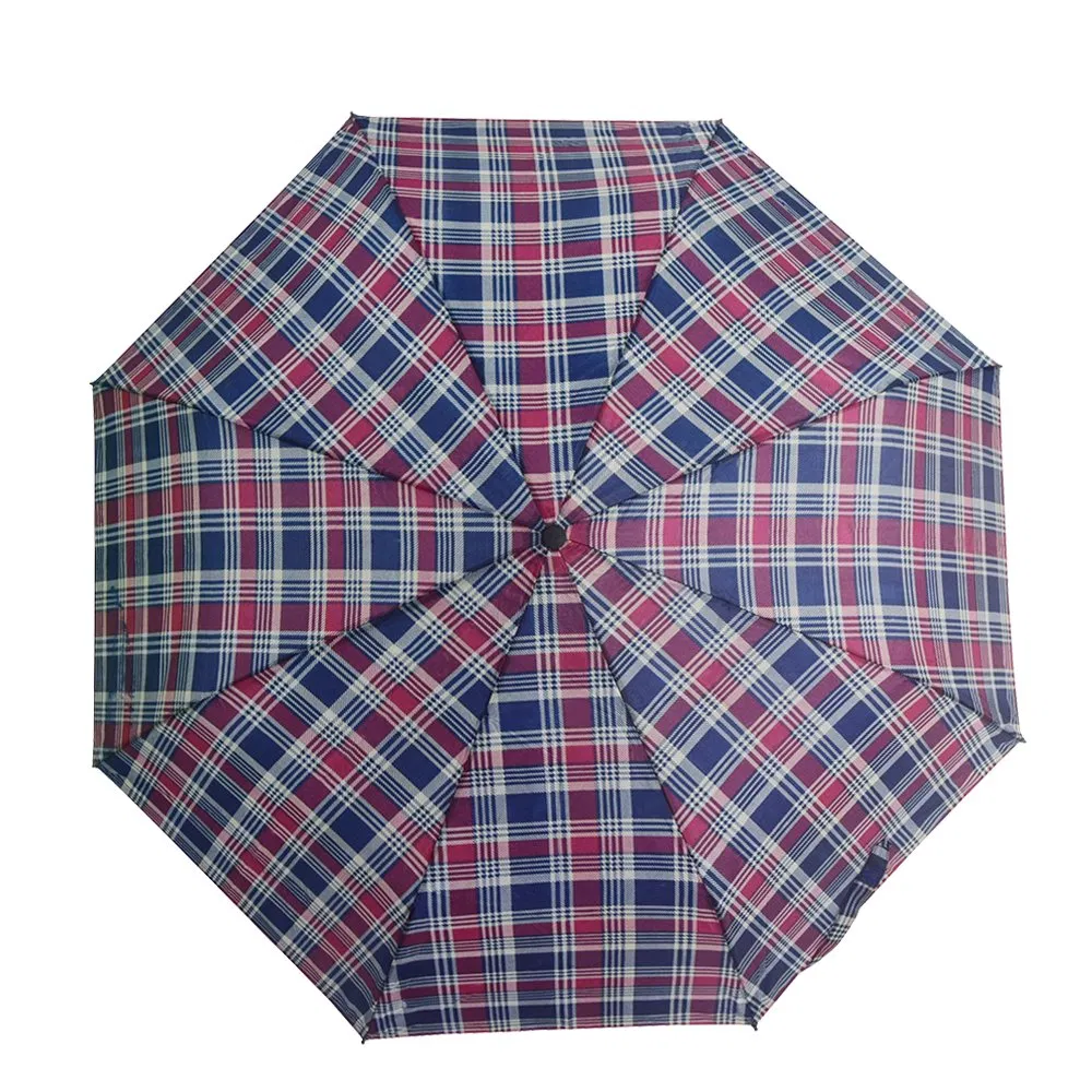 custom logo printed manual open 3 fold umbrellas factory direct