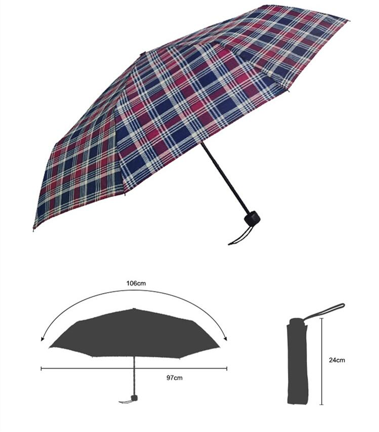 custom logo printed manual open 3 fold umbrellas factory direct