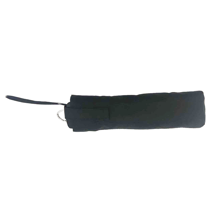 custom logo lightweight black square 3 fold aluminum umbrella