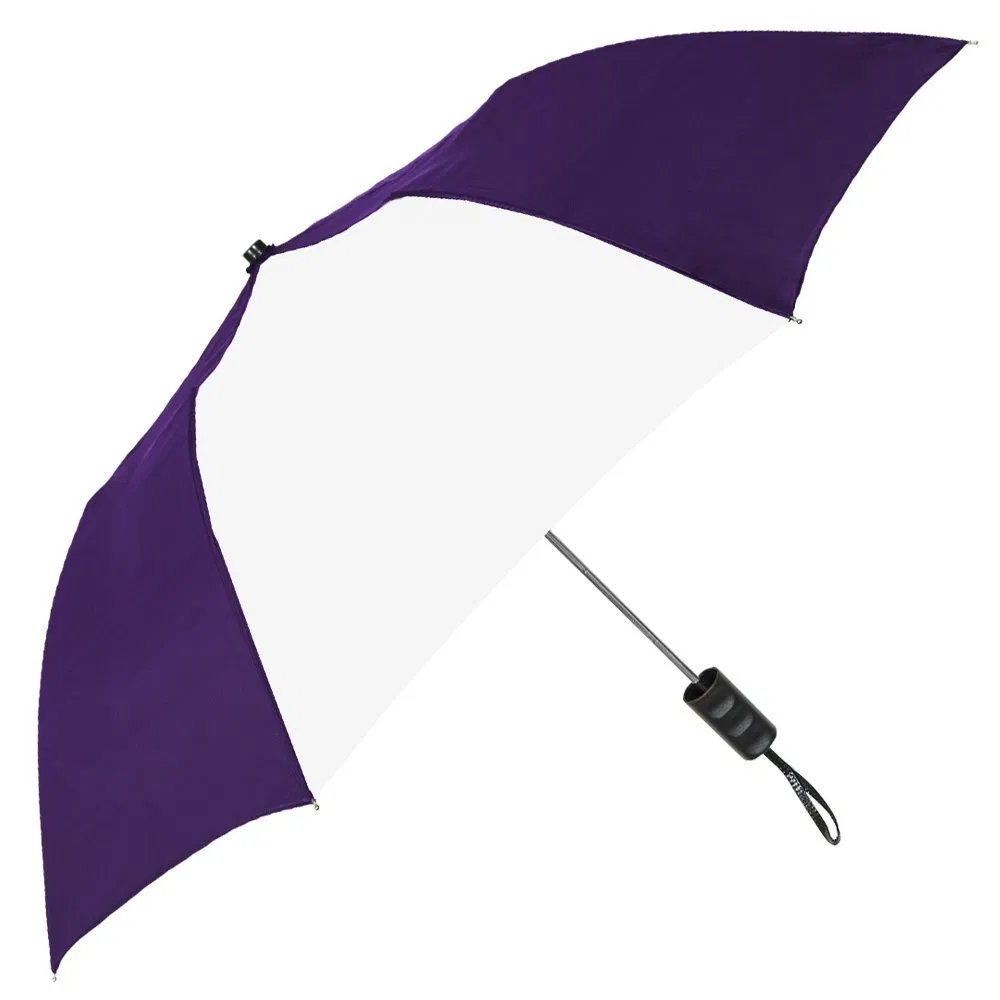 compact 2 fold rain umbrella for hiking lightweight & waterproof