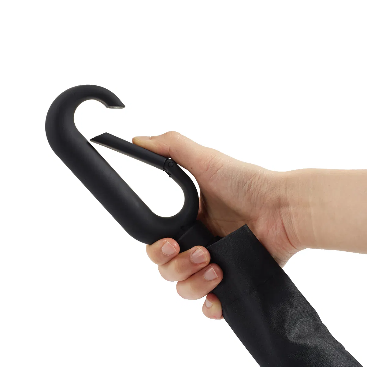 custom hands free automatic backpack clip on folding umbrella