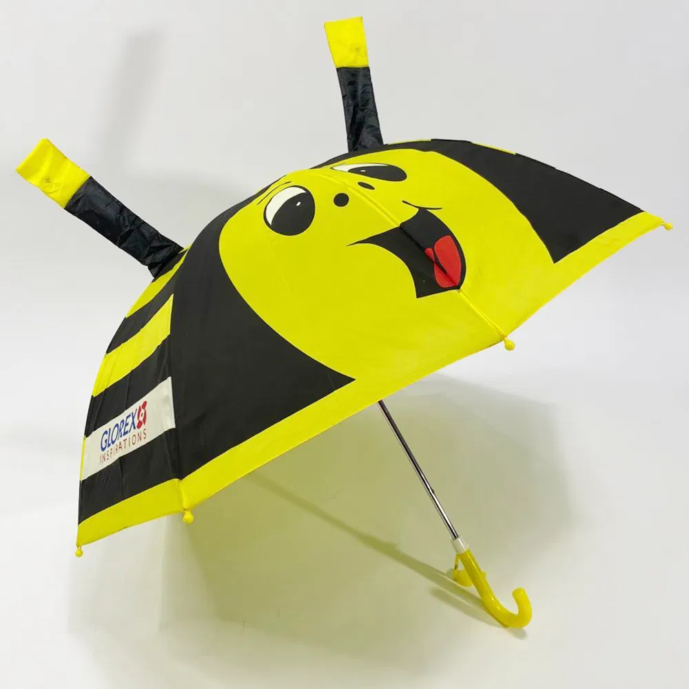 custom cartoon kids umbrellas: cute animal shapes for outdoor promotions