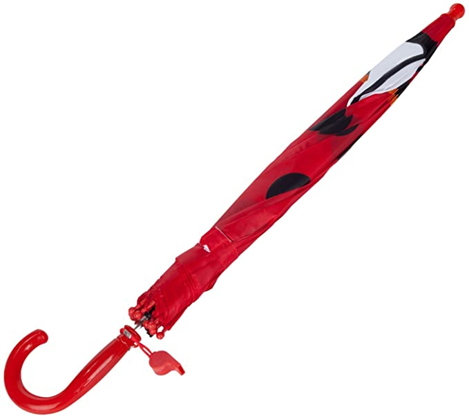 cartoon ladybug umbrella with animal handle for kids