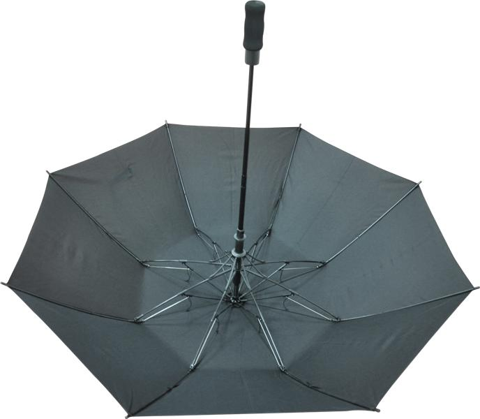 custom 25 inch black fiberglass auto open windproof umbrella