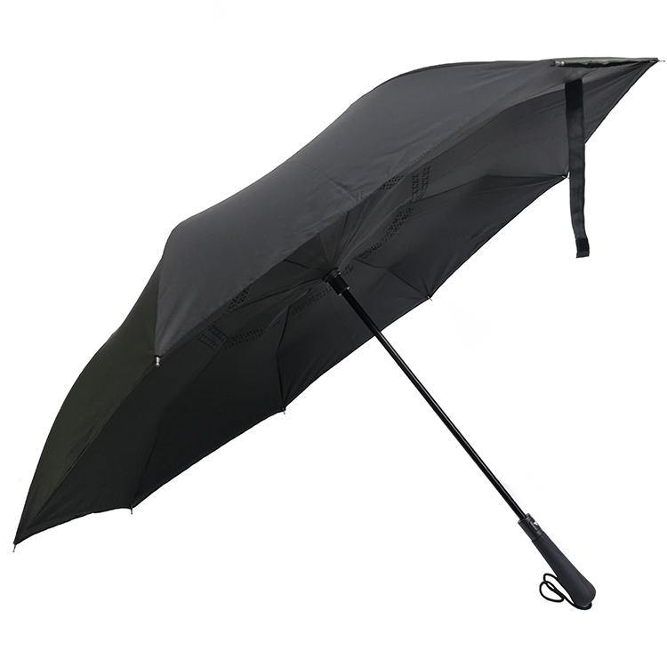 custom inverted black car umbrellas wholesale