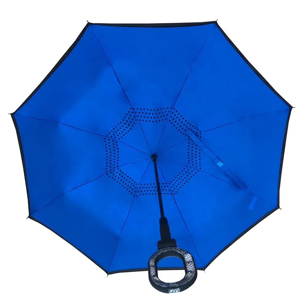 custom double layer led warning umbrella