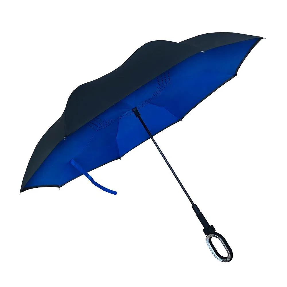 custom double layer led warning umbrella