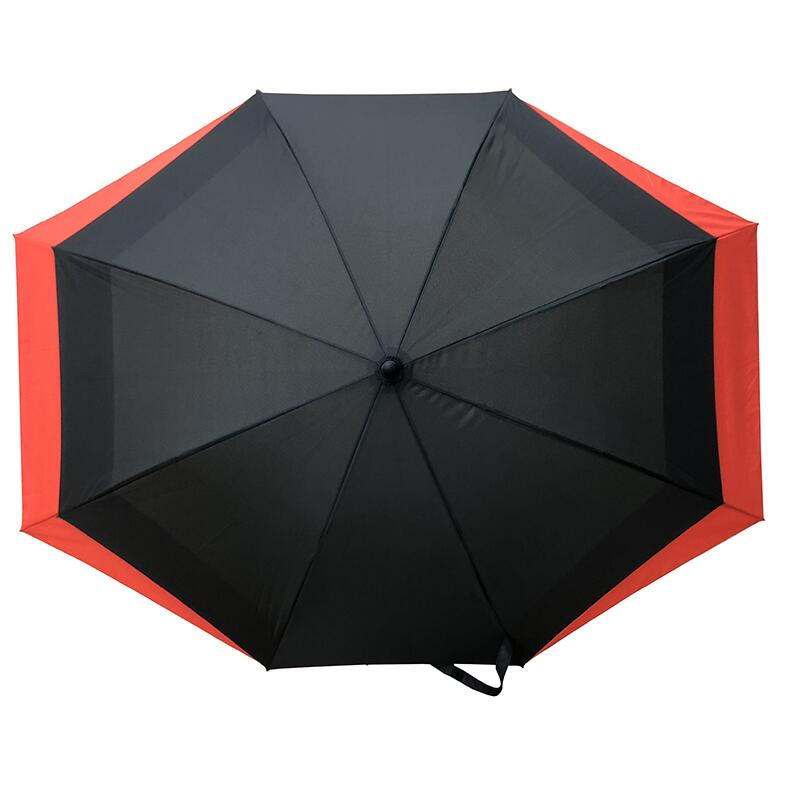 automatic open extra edge side canopy comfortable crook handle two person stretch extendable stick umbrella
