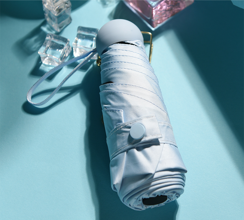 custom pink mini capsule umbrellas | oem folding promotional umbrellas