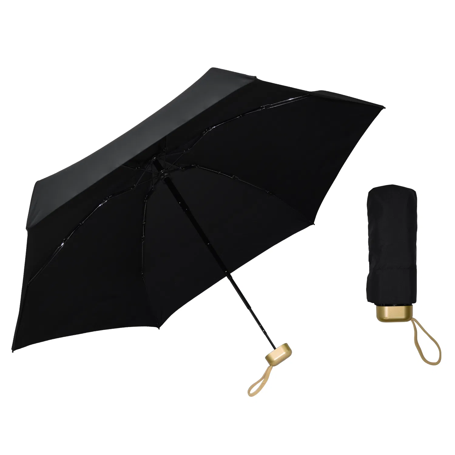 custom black compact umbrella | china factory promotional