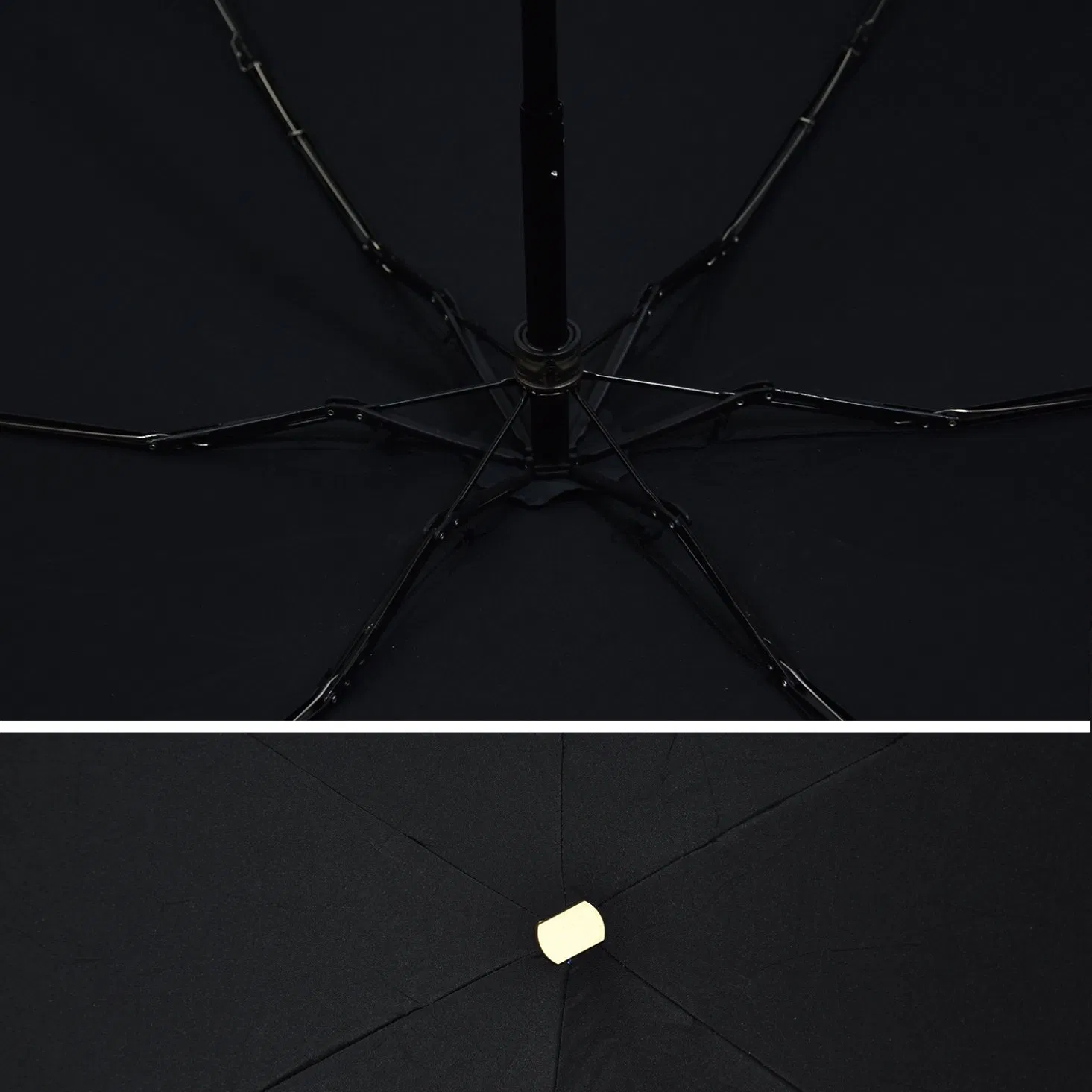 custom black compact umbrella | china factory promotional