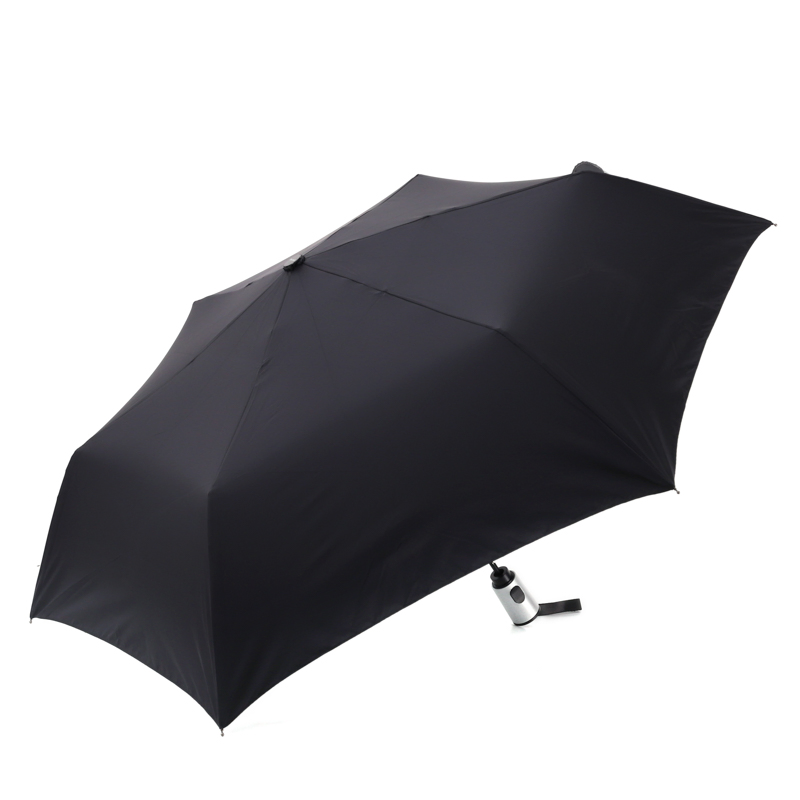 custom 3 fold automatic umbrella with silver coating