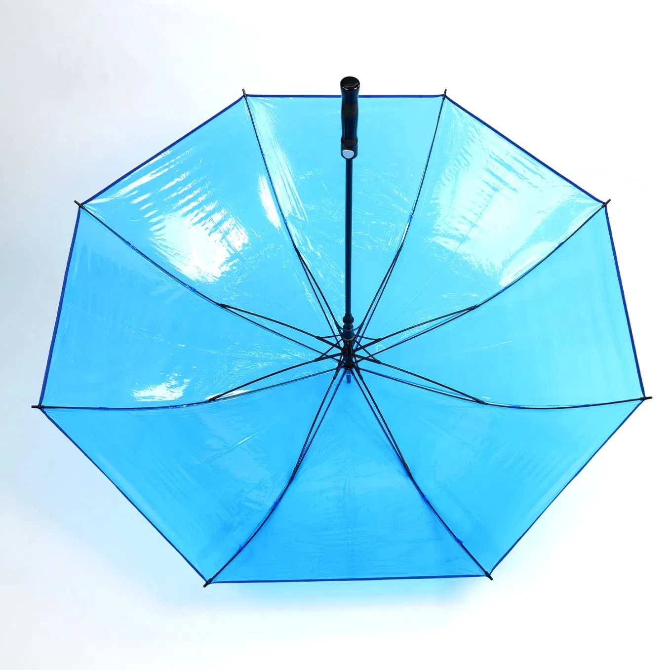 custom hi key design waterproof pvc transparent umbrella