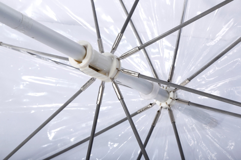 clear dome automatic stick umbrella for outdoor