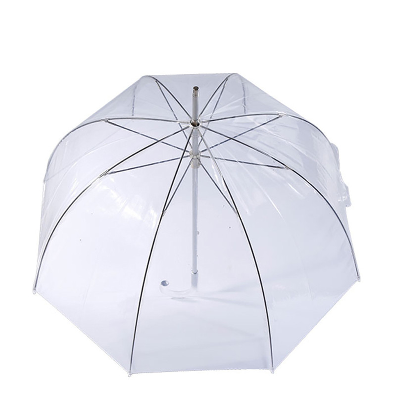 clear dome automatic stick umbrella for outdoor