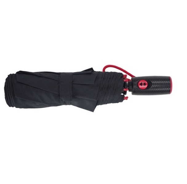 colorful red fiberglass frame windproof automatic folding umbrella