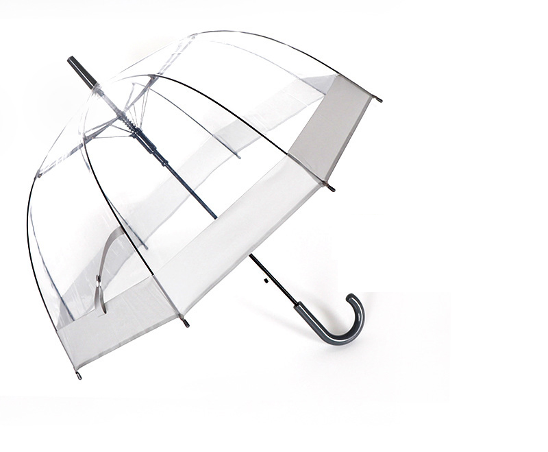 custom clear plastic umbrella with logo for promotions
