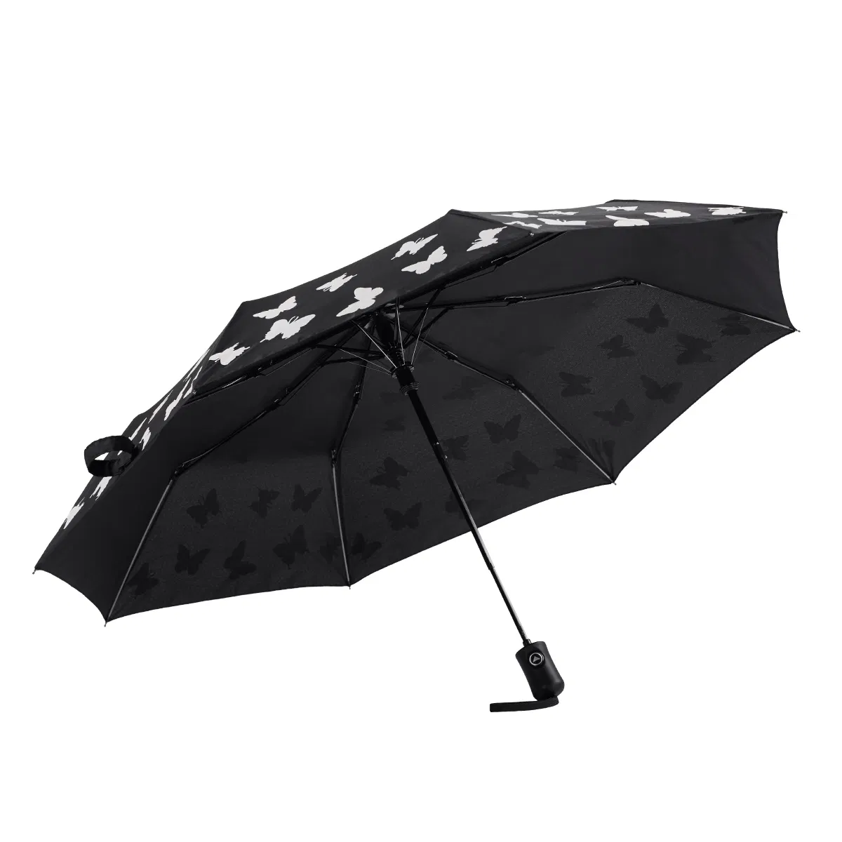 custom 3 fold color changing logo umbrella for outdoor promotions