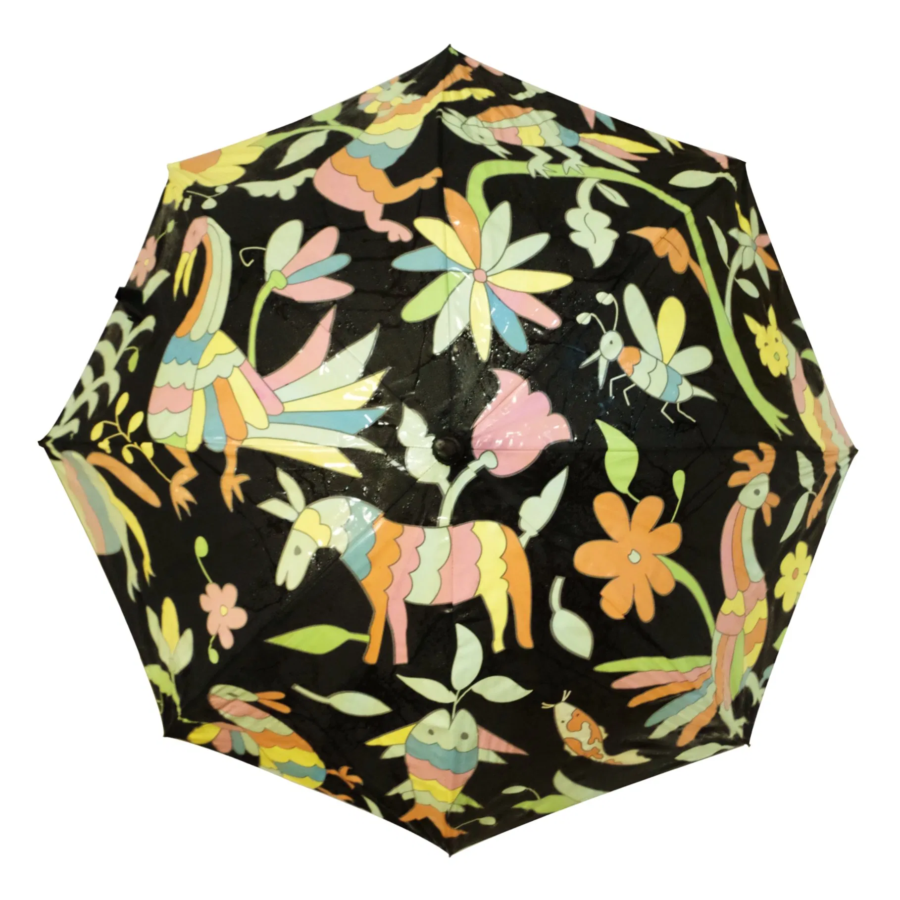 custom color changing magic straight umbrella 23 inch fiber frame gift