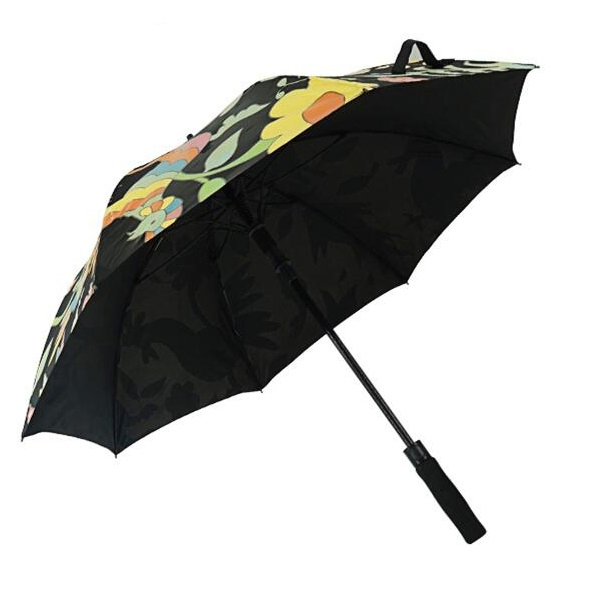 custom color changing magic straight umbrella 23 inch fiber frame gift