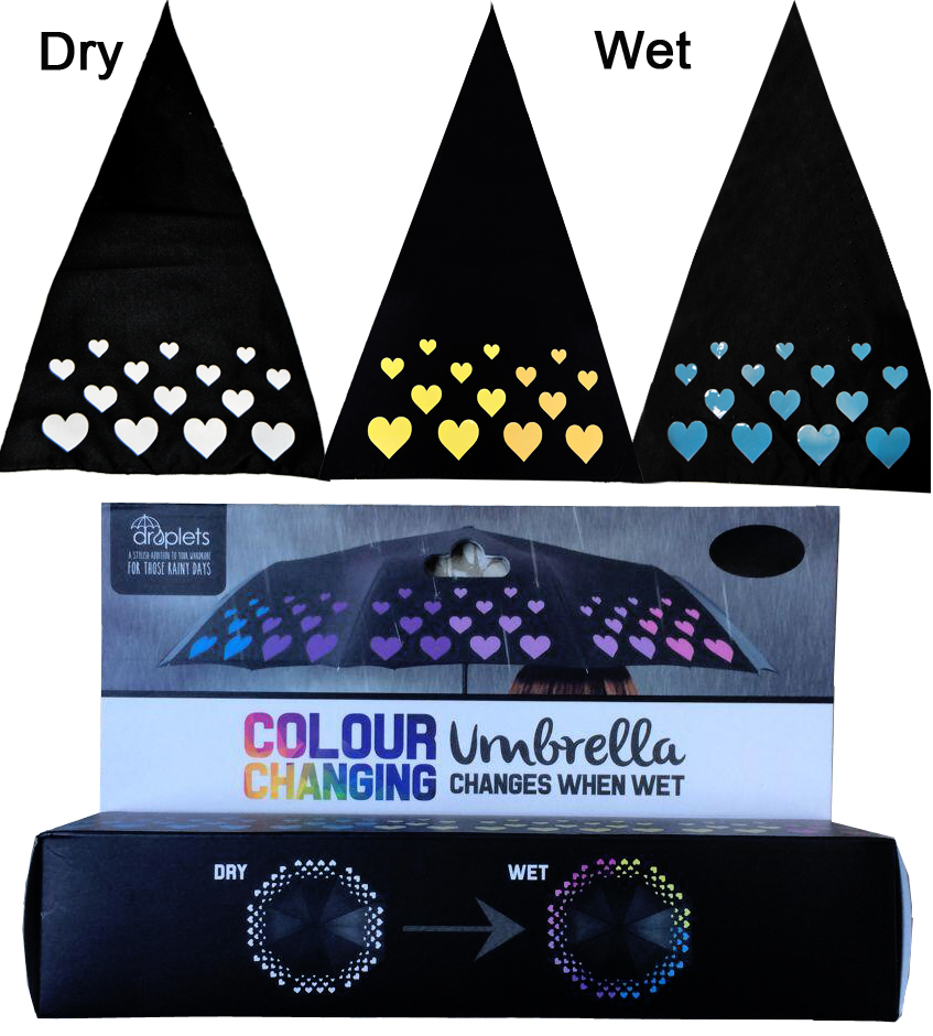 color changing folding umbrella gift