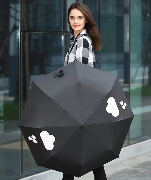 color changing folding umbrella gift