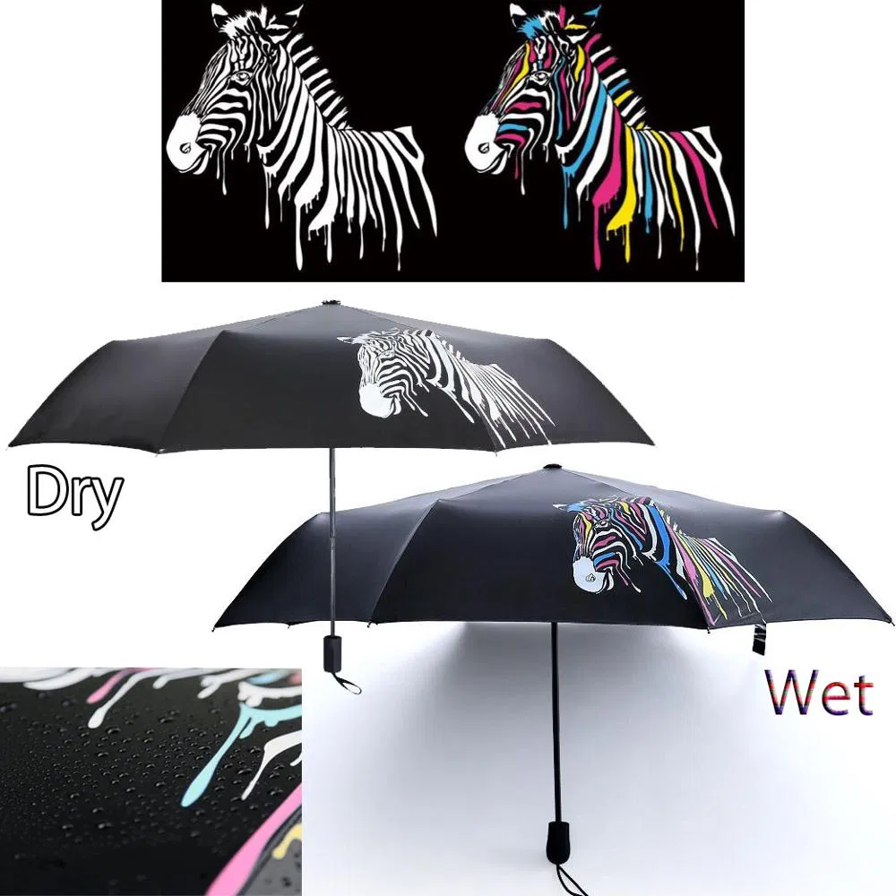 color changing folding umbrella gift