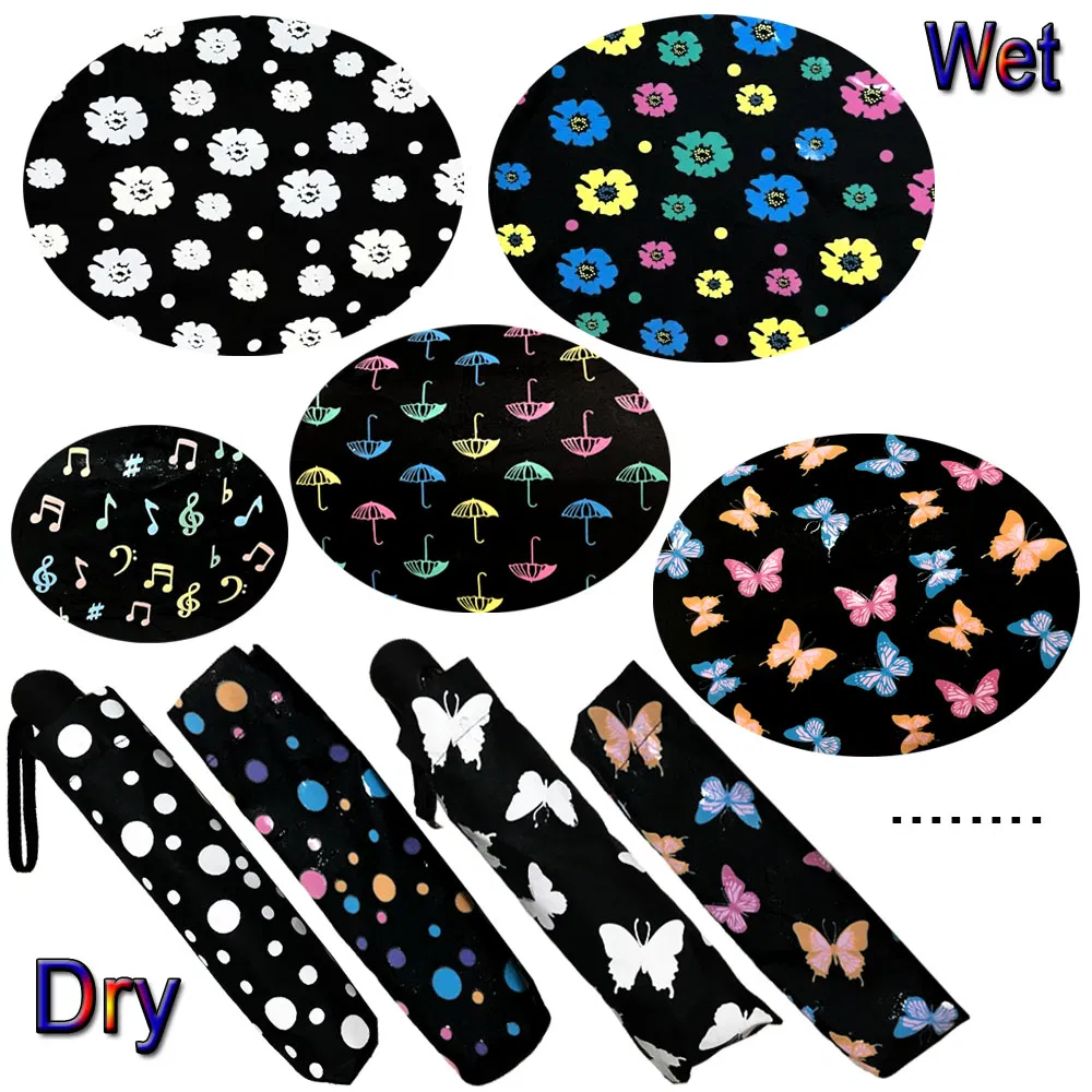 color changing folding umbrella gift