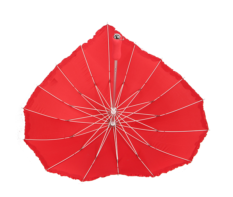 custom heart shaped wedding umbrellas for couples waterproof outdoor gifts
