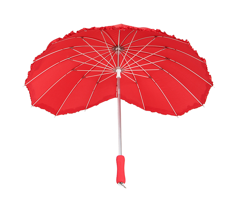 custom heart shaped wedding umbrellas for couples waterproof outdoor gifts