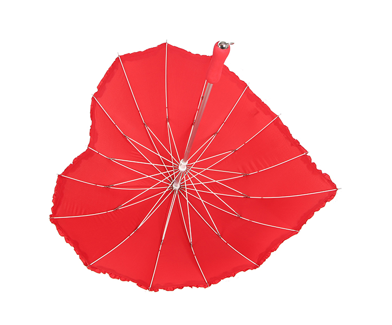 custom heart shaped umbrella for couples waterproof wedding gift for women