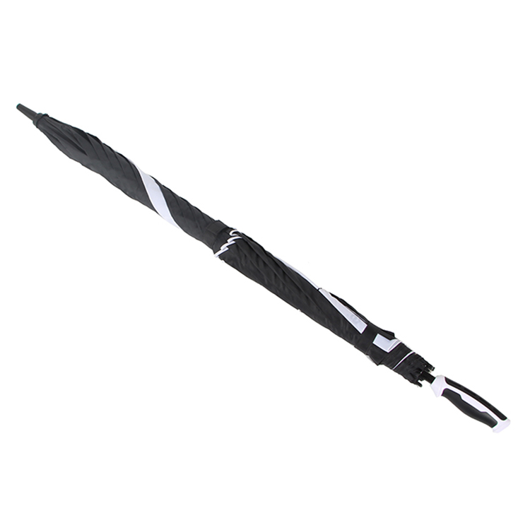custom reflective golf umbrellas | premium double canopy design