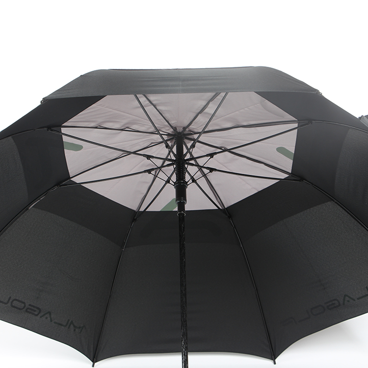 anti uv windproof double vent automatic golf umbrella for outdoor