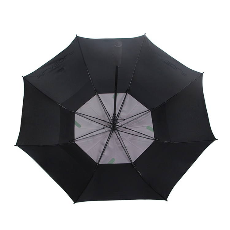 anti uv windproof double vent automatic golf umbrella for outdoor