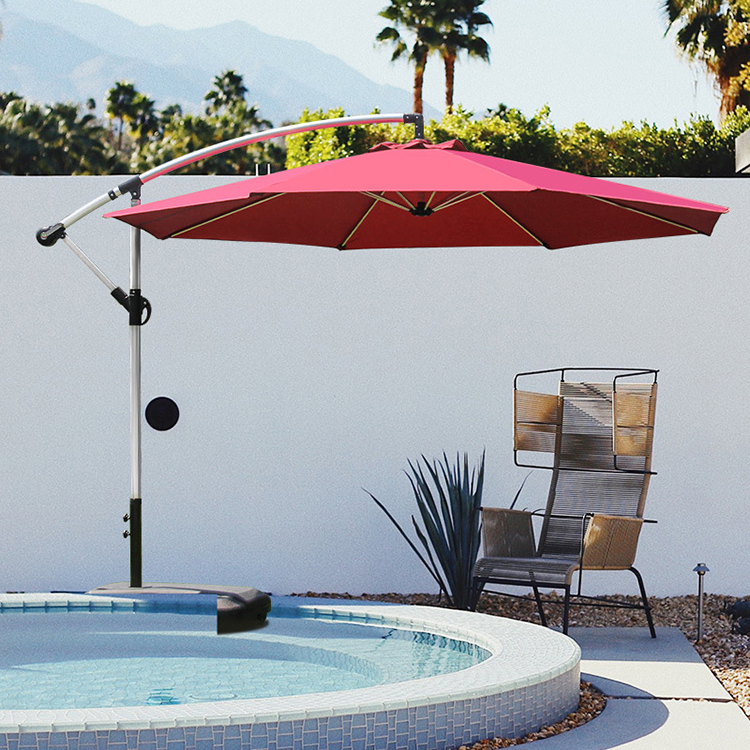 custom 3x3m outdoor umbrella: waterproof sun shade for patio, garden, beach