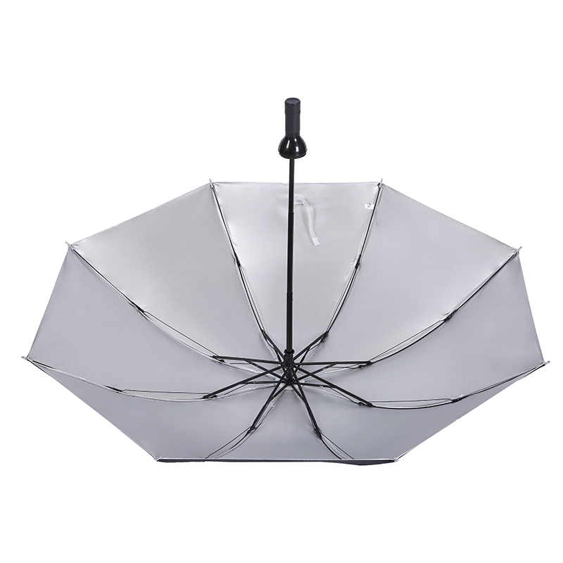 custom logo foldable umbrella | promotional wine bottle umbrella | china factory direct