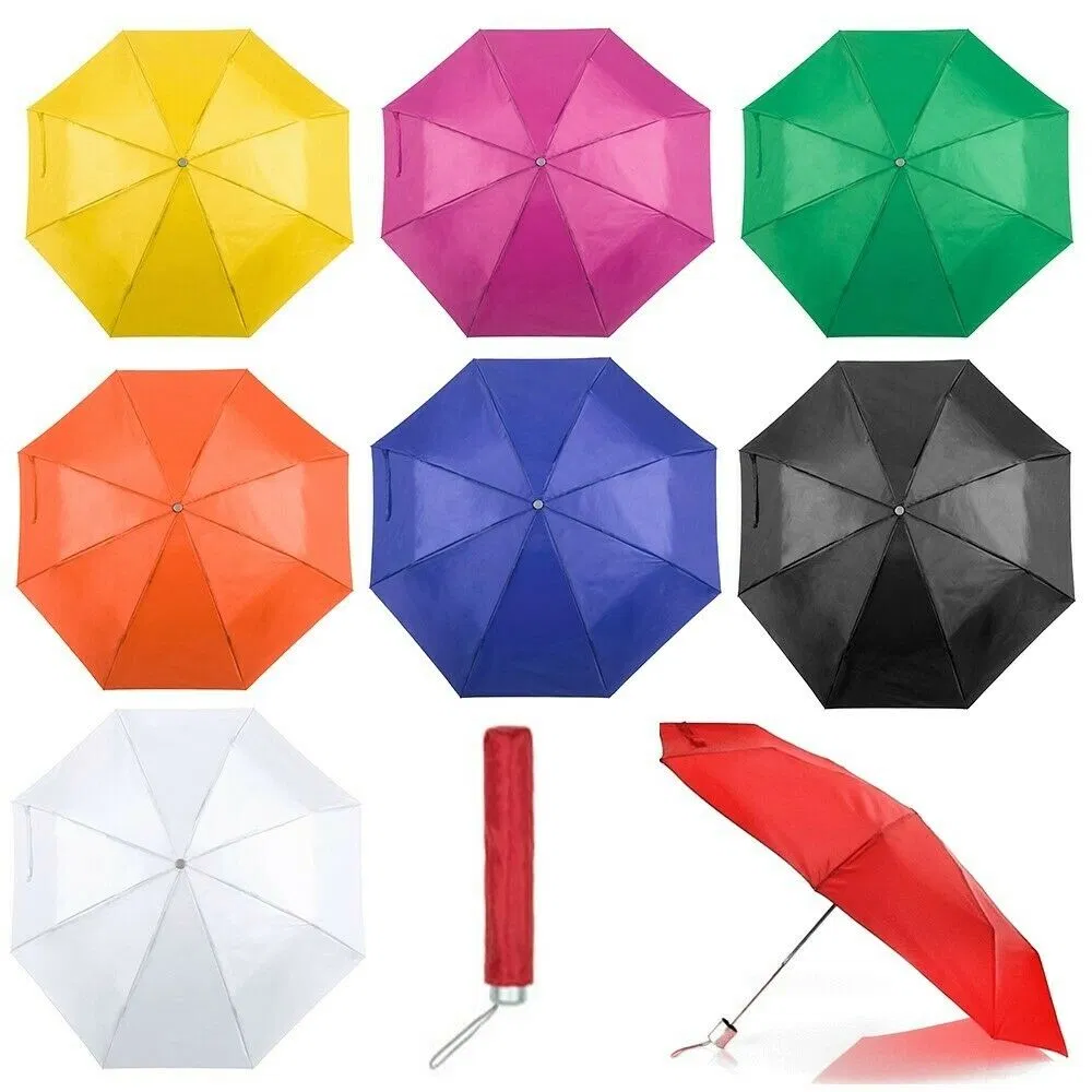 custom logo printed folding umbrellas wholesale