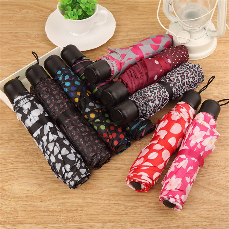 custom printed mini folding umbrellas promotional gifts