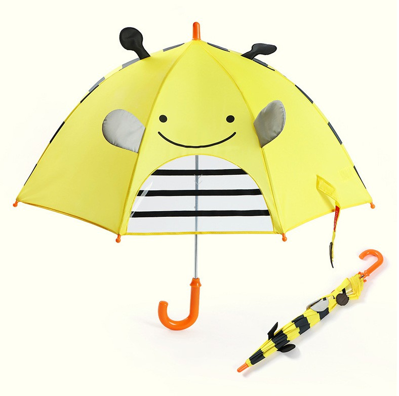 custom printed kids umbrellas with cute animal designs for outdoor use