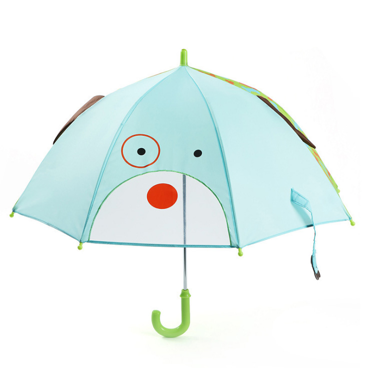 custom printed kids umbrellas with cute animal designs for outdoor use