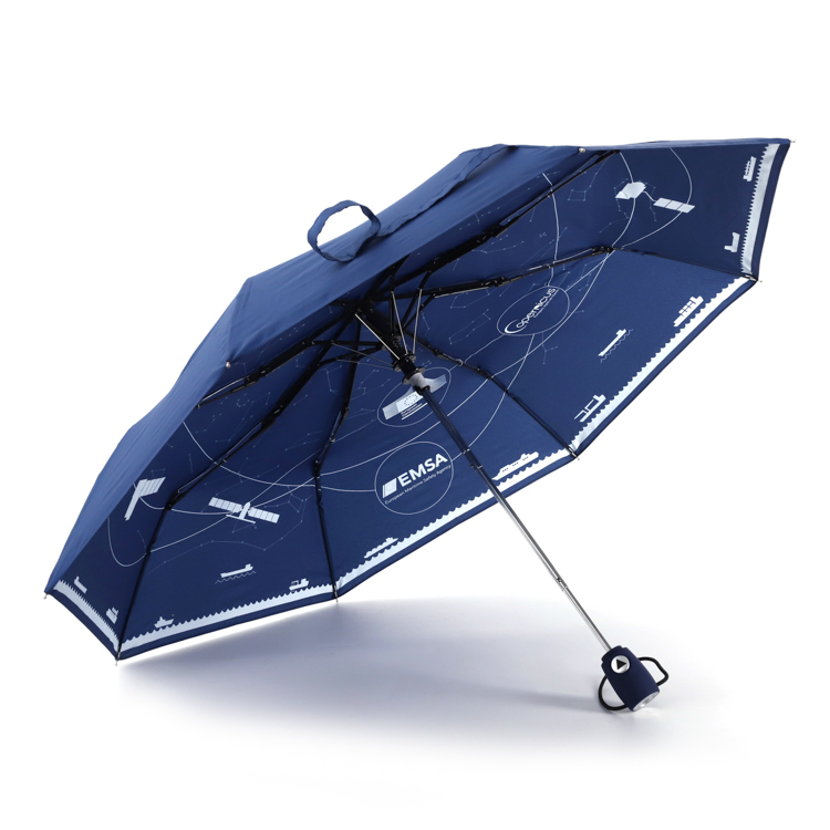 custom logo folding umbrella with auto open/close | high quality rain & sun protection