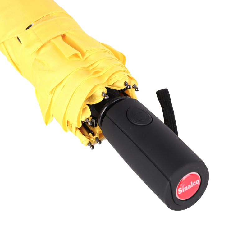 custom logo folding umbrella with auto open/close | high quality rain & sun protection