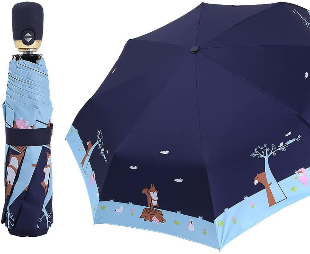 anti uv auto open close kids cartoon umbrellas