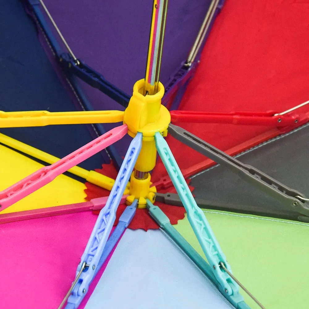 custom printed anti uv colorful 3 fold promotional umbrellas