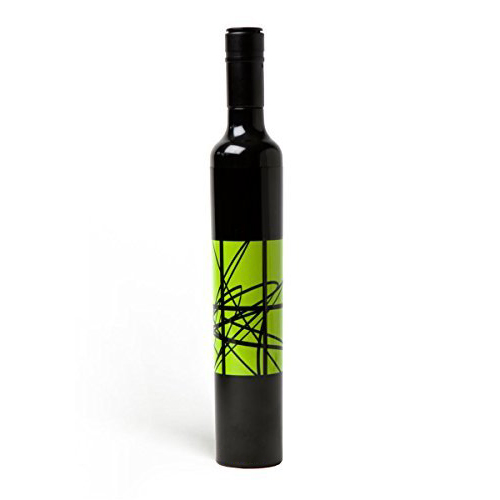 custom logo printed wine bottle car umbrella 3 section gift promo umbrellas