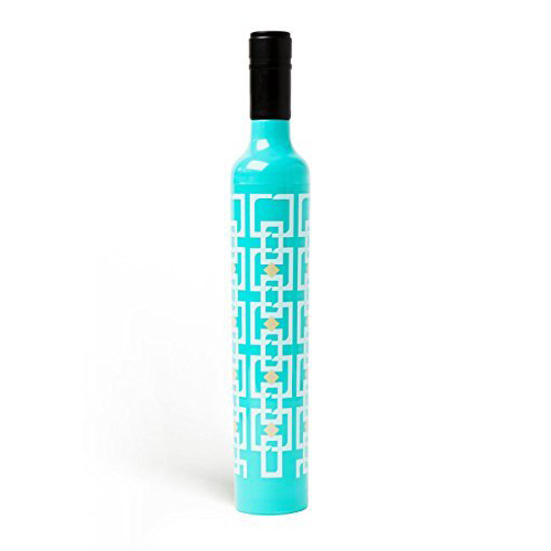 custom logo printed wine bottle car umbrella 3 section gift promo umbrellas