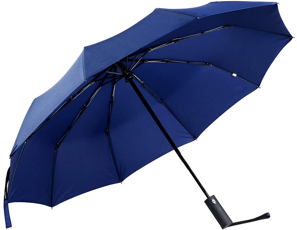 custom logo 10 rib 23 inch auto open close umbrella