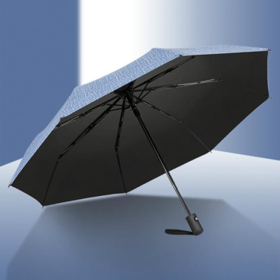 Custom UV Printed 3-Fold Automatic Umbrella for Outdoor Use